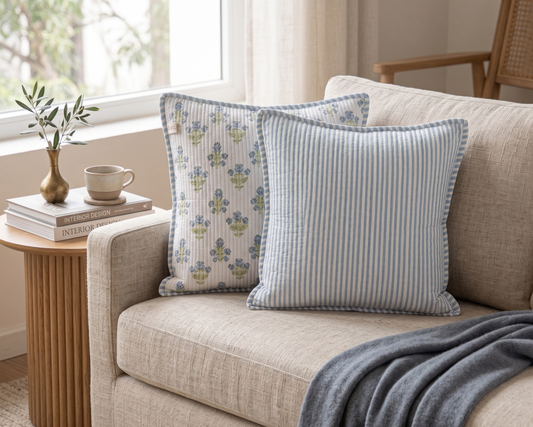 Cove Bleu Cushion Cover