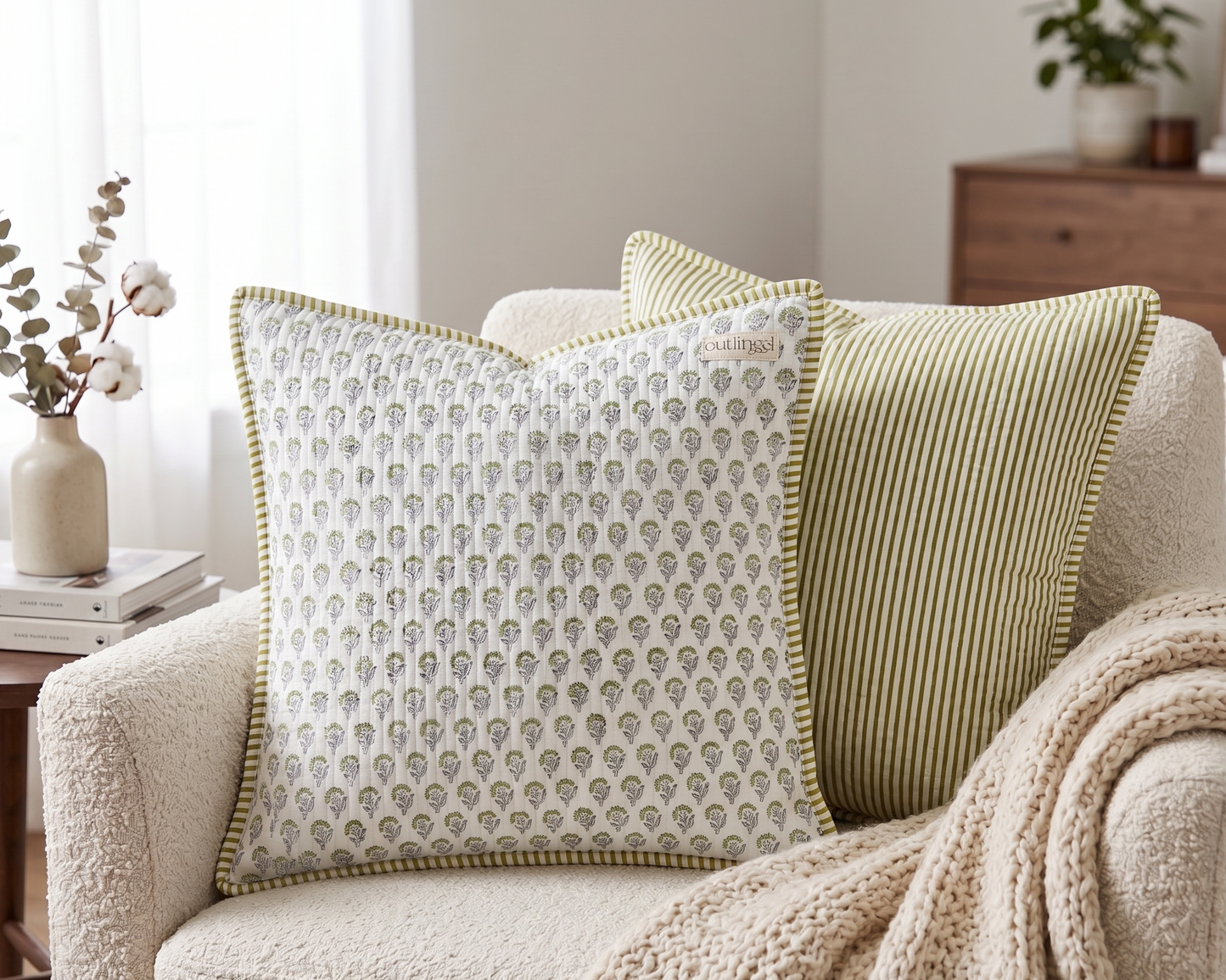 Olive Lane Cushion Cover