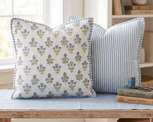 Cove Bleu Cushion Cover