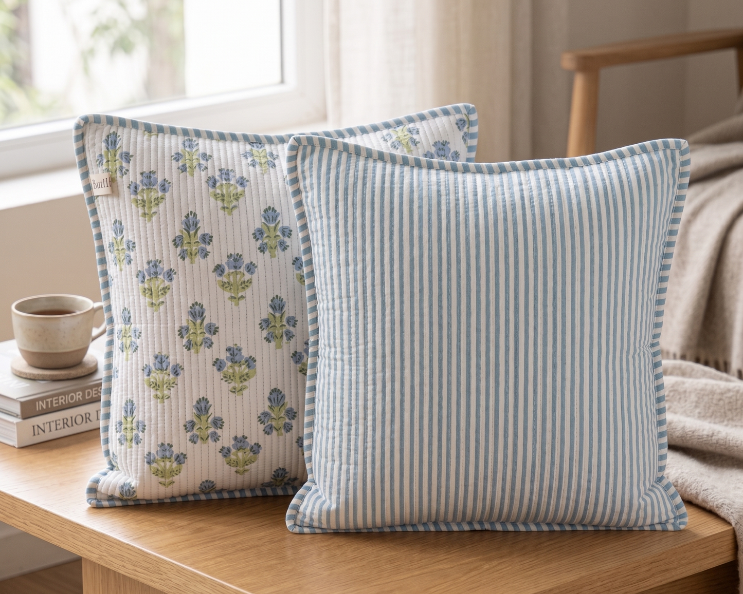 Cove Bleu Cushion Cover